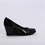 Marco Tozzi Patent Wedge - Wine