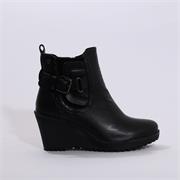 Zanni&Co Wedge Boot With Side Buckle